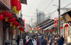 舞龍、舞獅、民族舞…漢臺家門口的年味正濃縮略圖