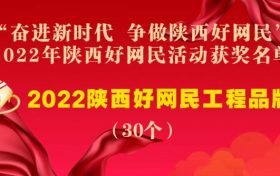 “奮進新時代 爭做陜西好網民” 2022年陜西好網民活動評選結果公示縮略圖