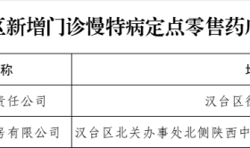 漢臺新增多個定點醫(yī)藥機構(gòu)！地址→縮略圖