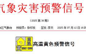 漢臺區(qū)發(fā)布高溫黃色預警！連續(xù)3天→縮略圖